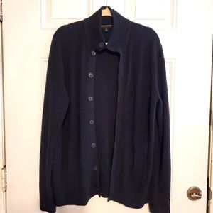 Banana Republic Men's Navy Blue Cardigan XL